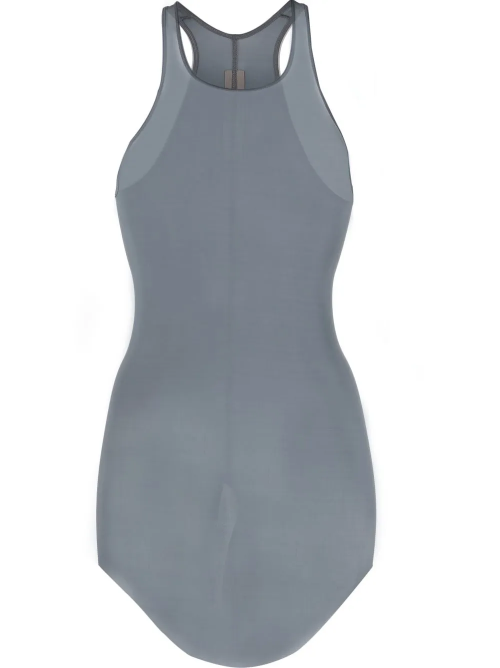 

Rick Owens asymmetric fitted tank top - Blue