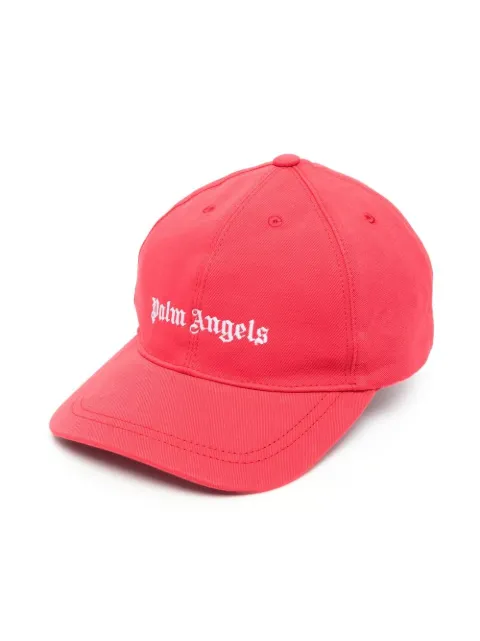 Palm Angels Kids logo-embroidered cap