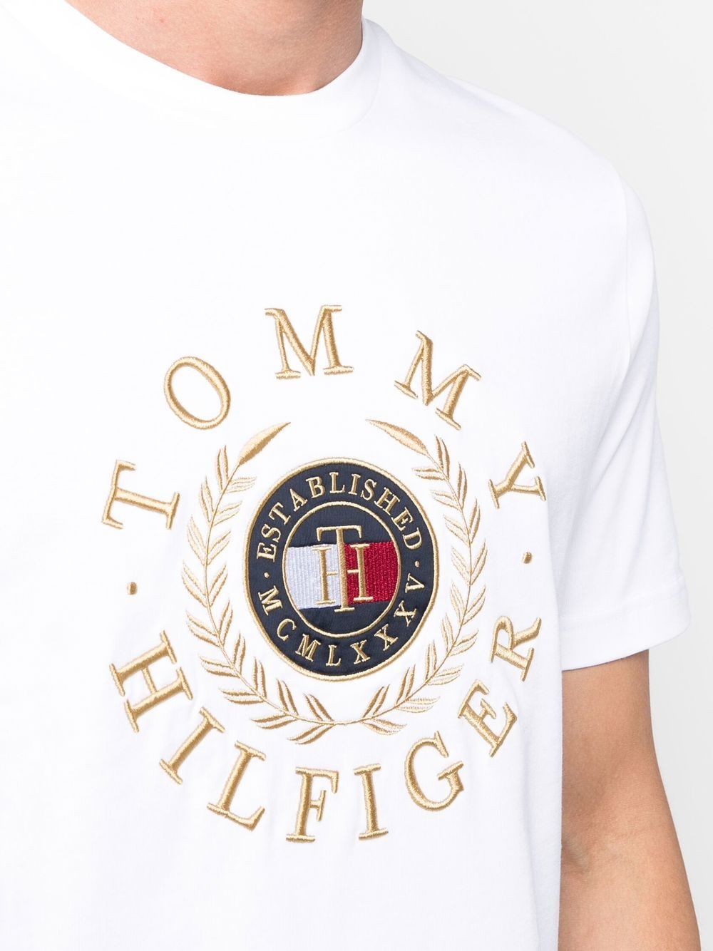 tommy hilfiger icon logo刺繡t恤 圖 5