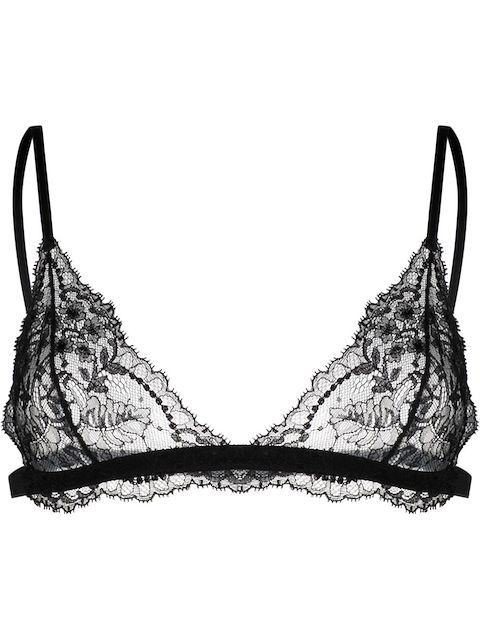 Dolce & Gabbana floral lace bra