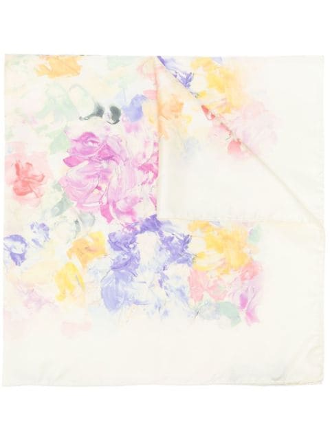 Dolce & Gabbana Pre-Owned foulard en soie à fleurs