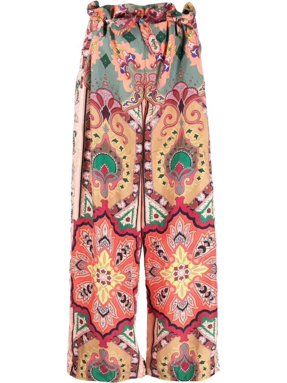 

ETRO pantalones capri con estampado floral - Rosado