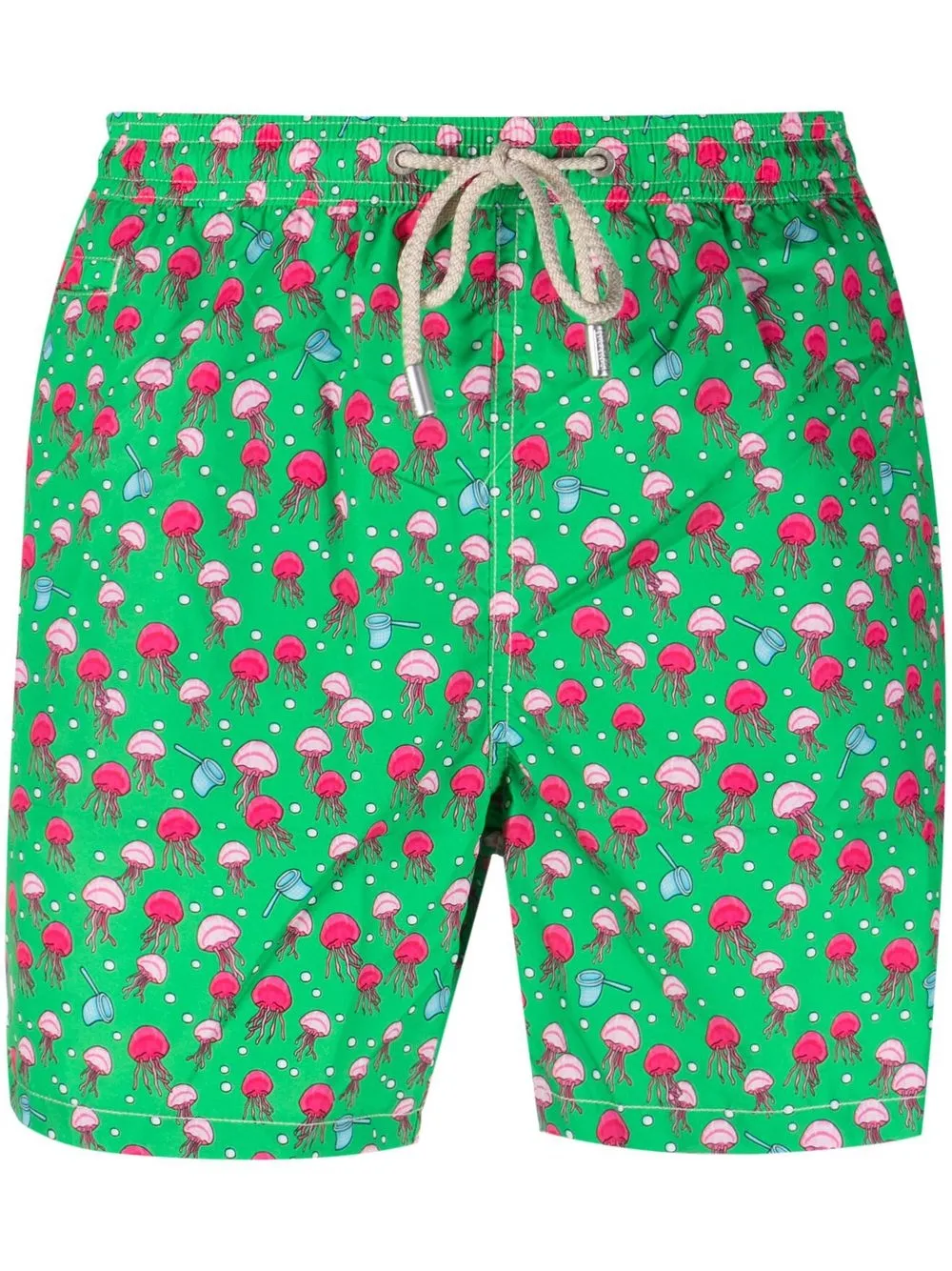 

MC2 Saint Barth shorts de playa con estampado gráfico - Verde