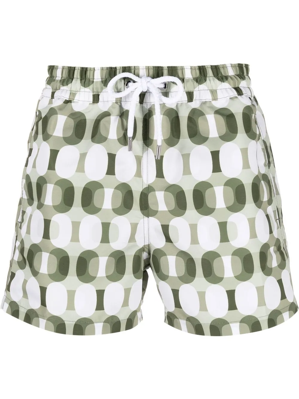 

Frescobol Carioca shorts de playa con estampado geométrico - Verde