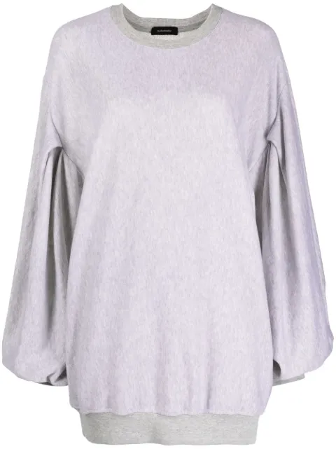 Made in Tomboy puff-sleeve oversized sweatshirt