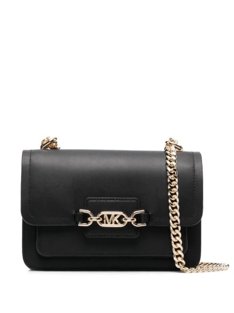 Michael Kors bolso de hombro Heather con placa del logo 