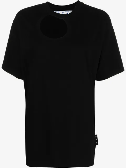 Off-White cut-out short-sleeve T-shirt