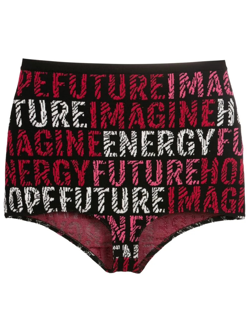 

Nk all-over logo print hotpants - Red
