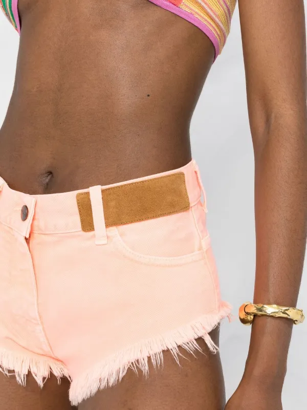 Palm Angels Denim Hot Pants - Farfetch