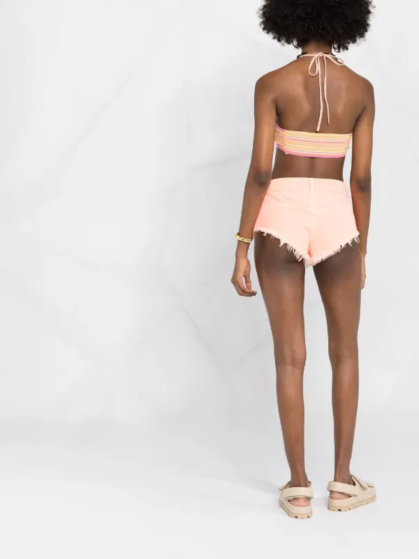 Palm Angels Denim Hot Pants - Farfetch