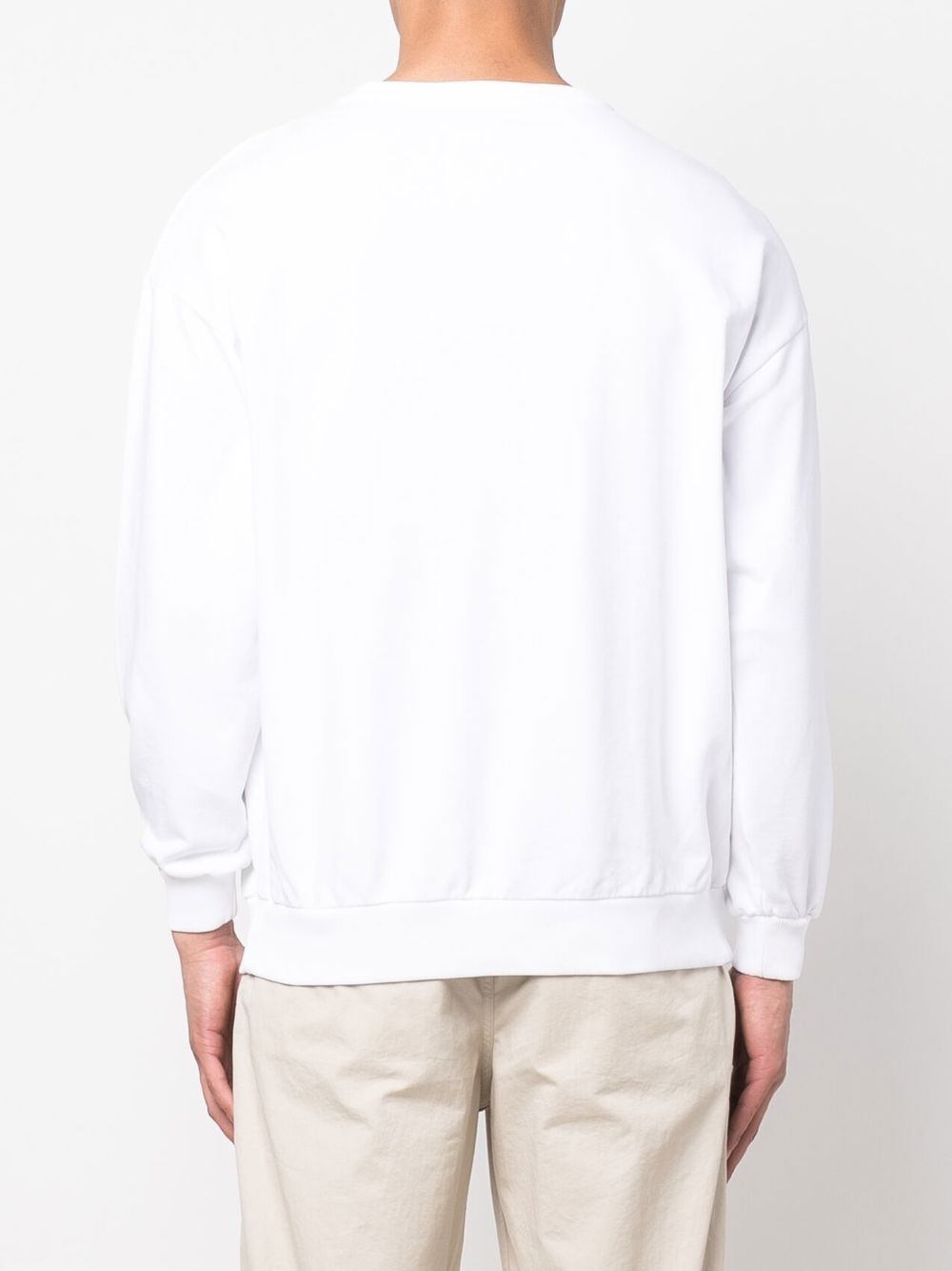 Affordable Lacoste logo-patch crew-neck sweatshirt Men