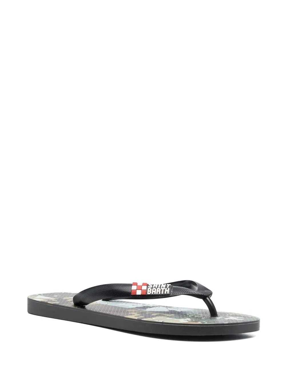 MC2 Saint Barth logo embossed flip-flops | Image 2