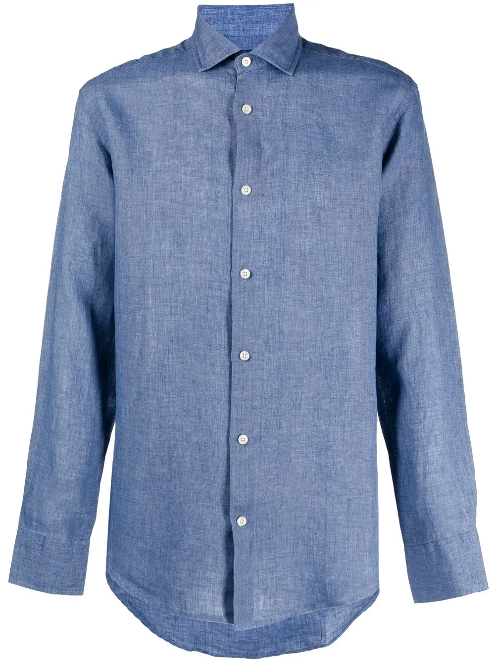 

Frescobol Carioca long-sleeve linen shirt - Blue