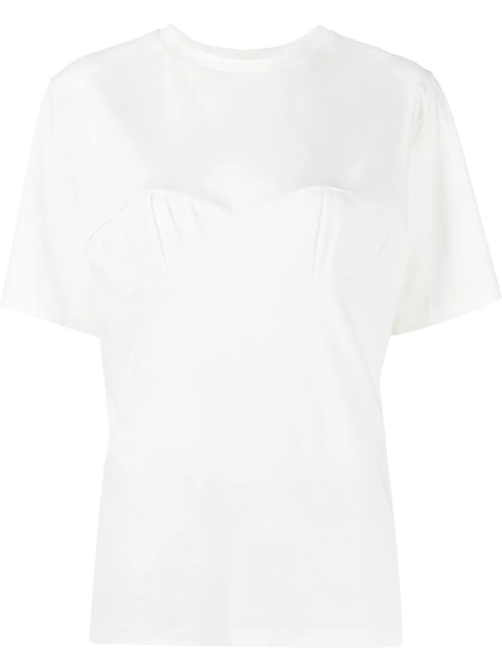 

Murmur playera con cuello redondo - Blanco