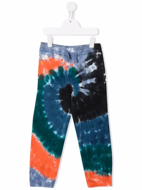 Stella McCartney Kids بنطال بطبعة مصبوغة