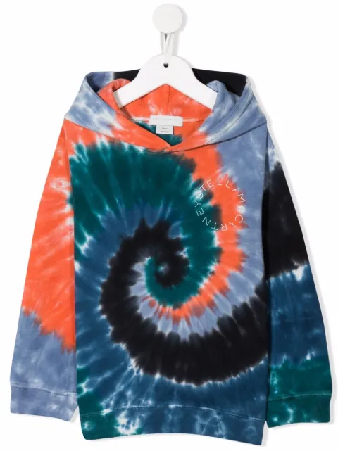 Stella McCartney Kids هودي بنقش مصبوغ