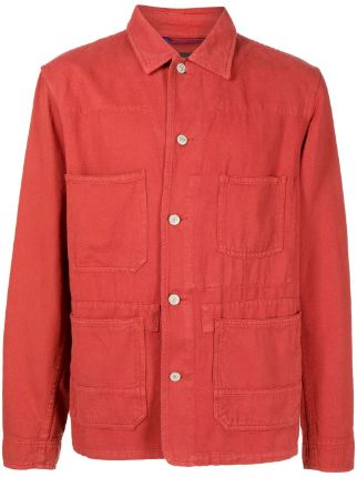 PS Paul Smith button-up Linen Jacket - Farfetch