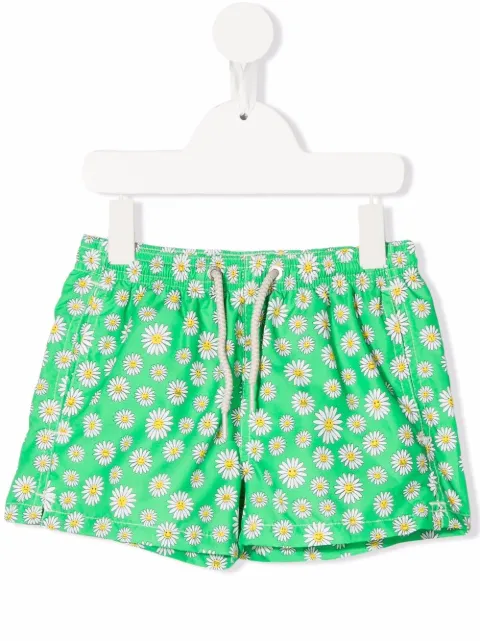 MC2 Saint Barth Kids daisy-print swim shorts