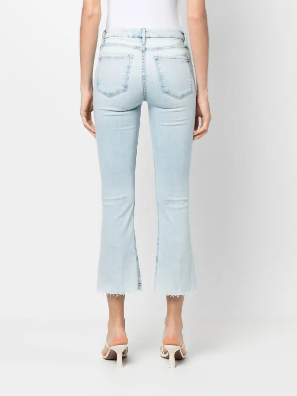Low rise crop jeans hot sale