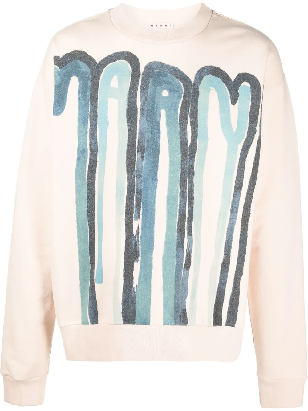 

Marni stripe-print sweatshirt - Neutrals