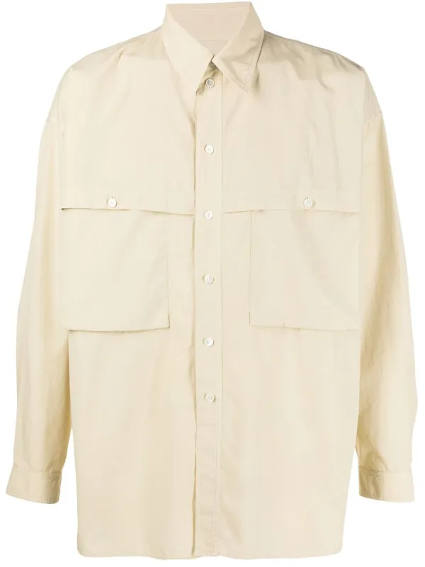 Lemaire Buttoned patch-pocket Shirt 