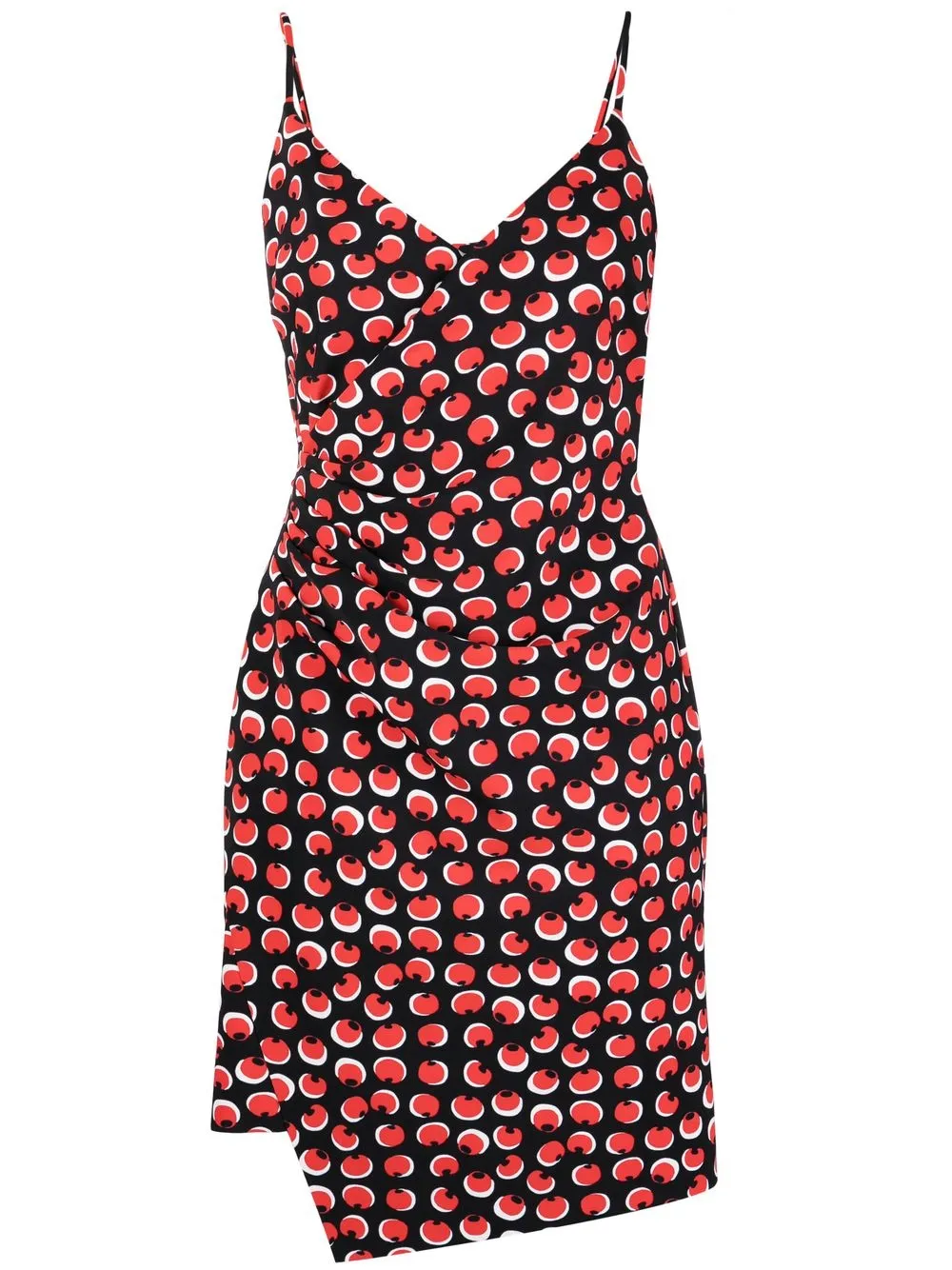 

CHIARA BONI La Petite Robe Yoon dot-print wrap dress - Black