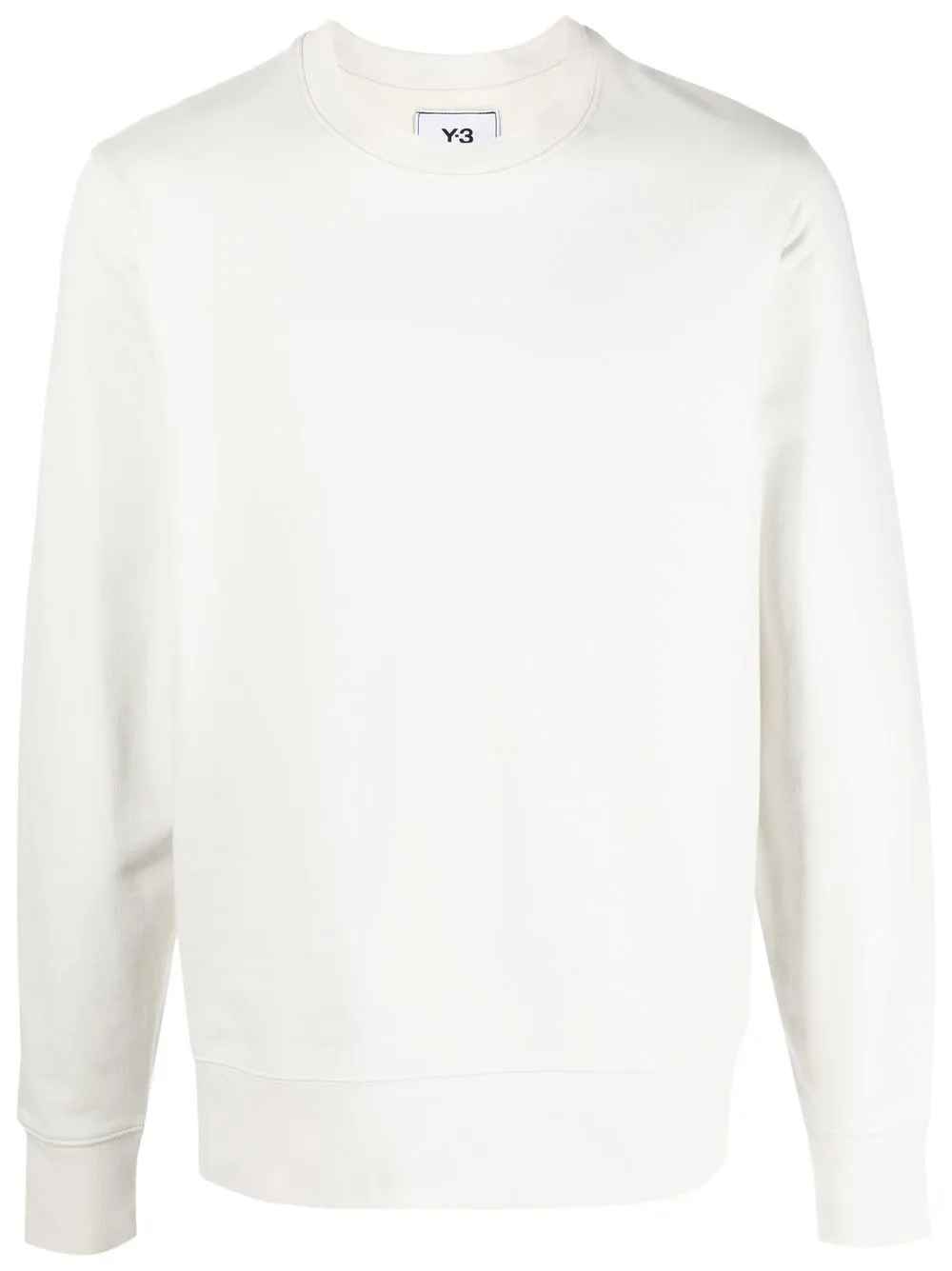

Y-3 sudadera con cuello redondo - Blanco