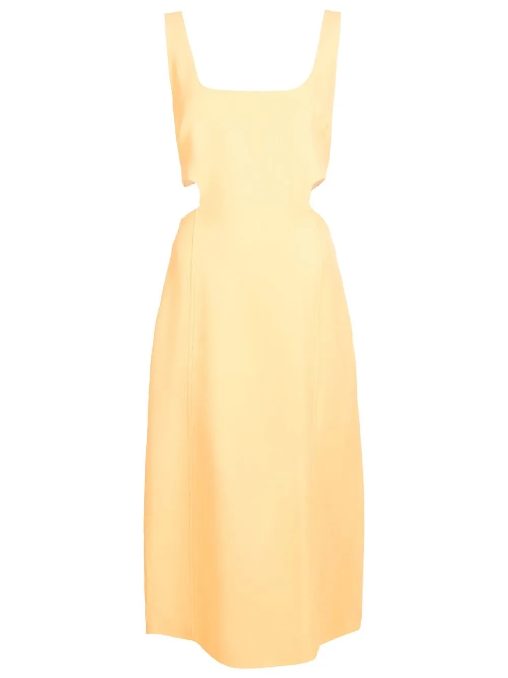 

Nk vestido midi con detalle de aberturas - Naranja