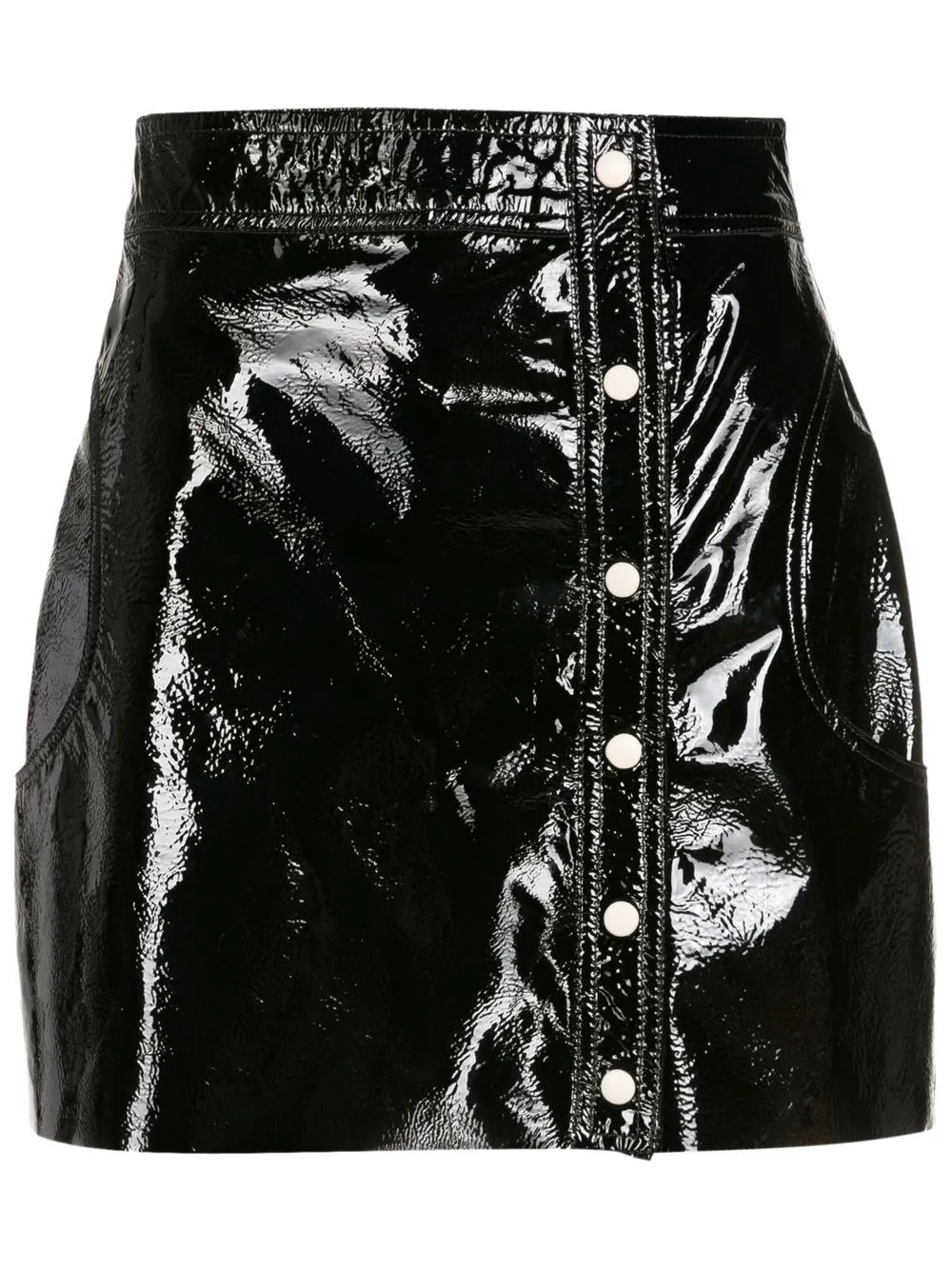 

Nk high waist leather skirt - Black