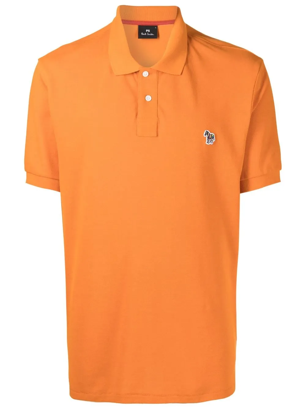 

PS Paul Smith logo-patch polo shirt - Orange