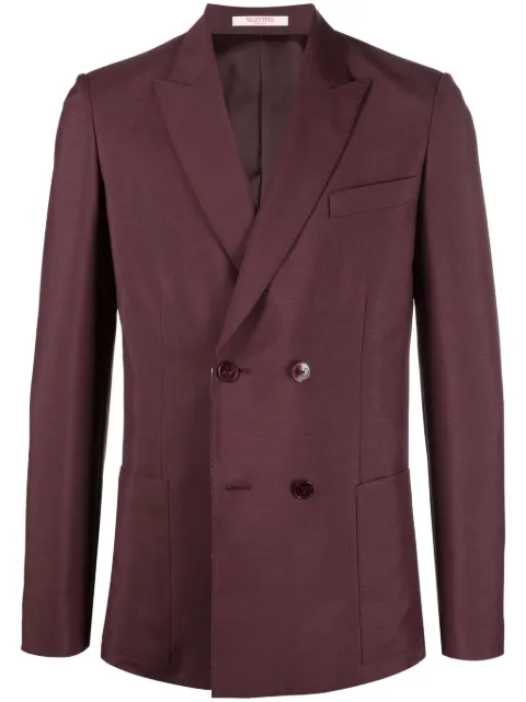 Valentino Garavani Blazer doppiopetto sartoriale