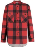Junya Watanabe MAN check-pattern cotton shirt - Red