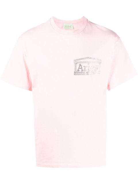 Aries - logo-embellished cotton T-shirt