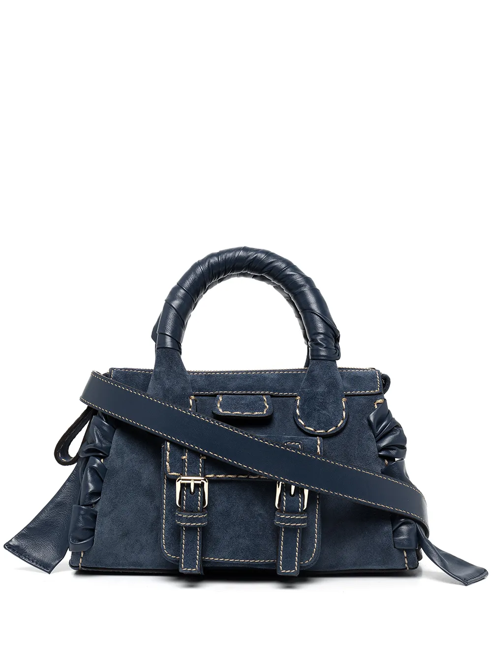 

Chloé bolsa crossbody Edith mini - Azul