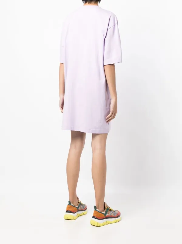 Msgm ハートプリント Tシャツワンピース Farfetch