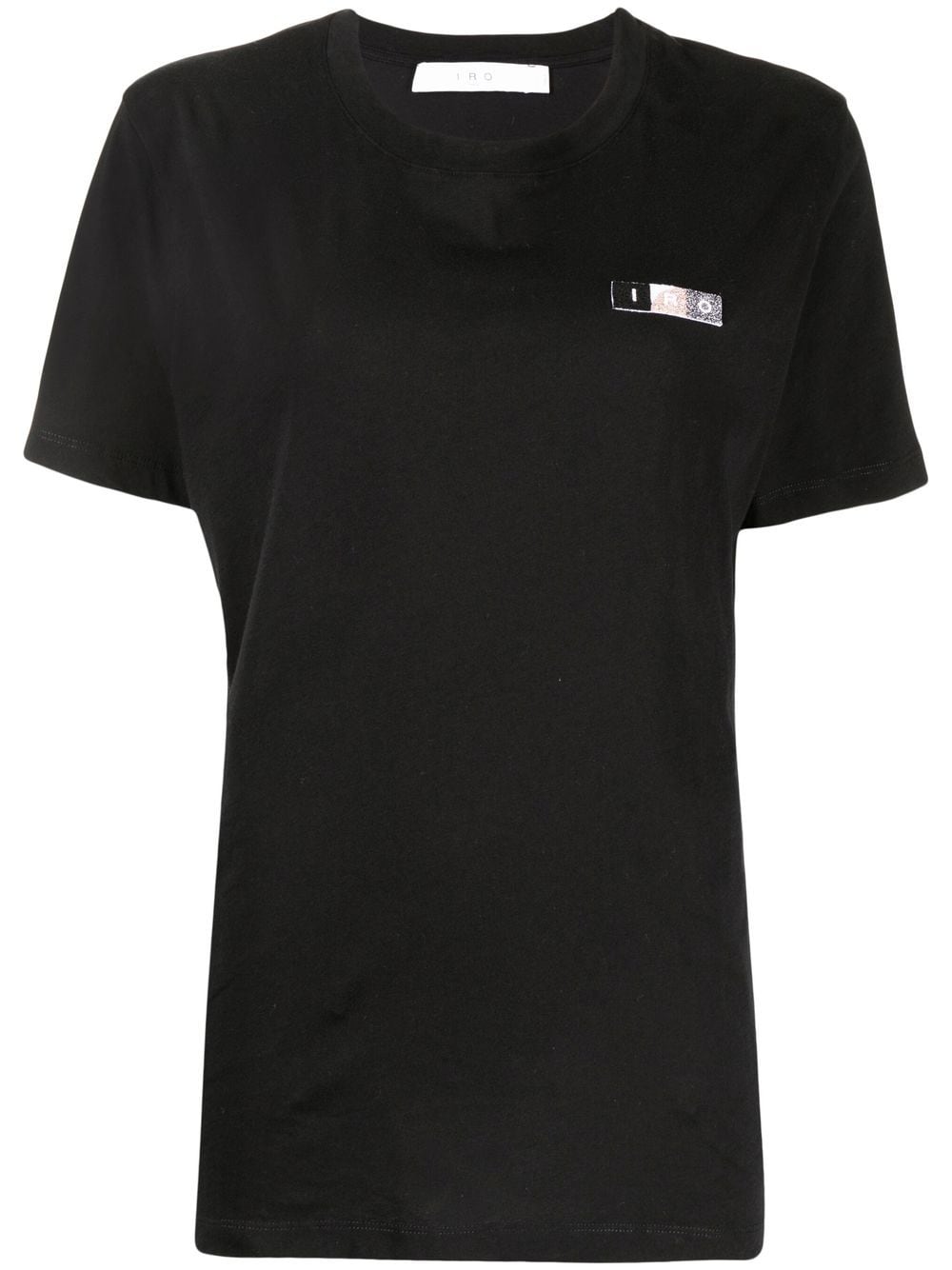 IRO logo-patch short-sleeved T-shirt - Farfetch