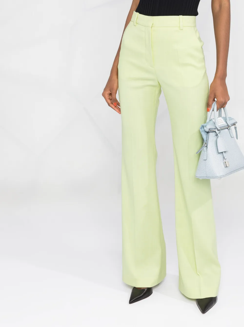 Affordable JOSEPH high-waisted flared leg trousers Women