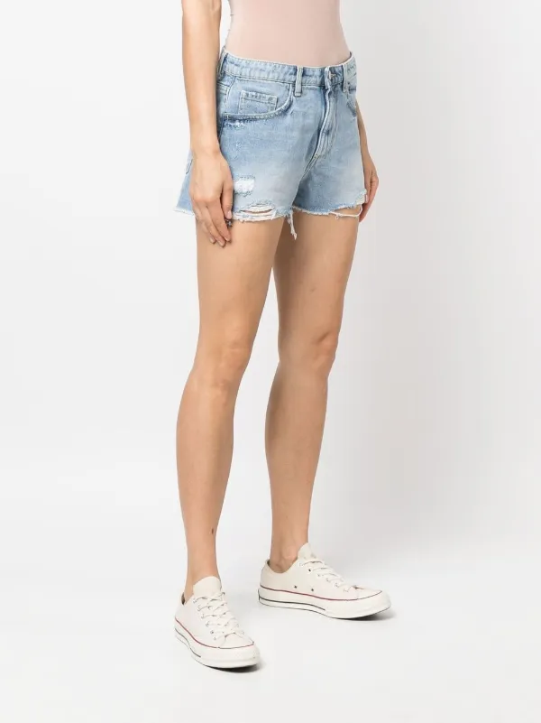 ICON DENIM Sam Distressed Jean Shorts 