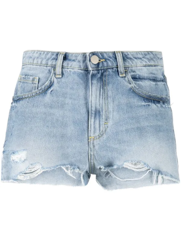 ICON DENIM Sam Distressed Jean Shorts 