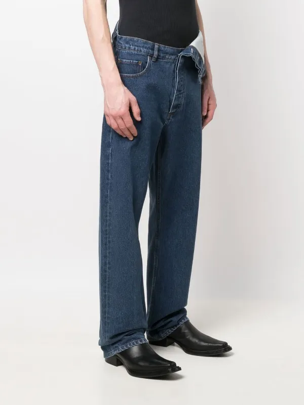 Y/Project Asymmetric Waist Jeans - Farfetch