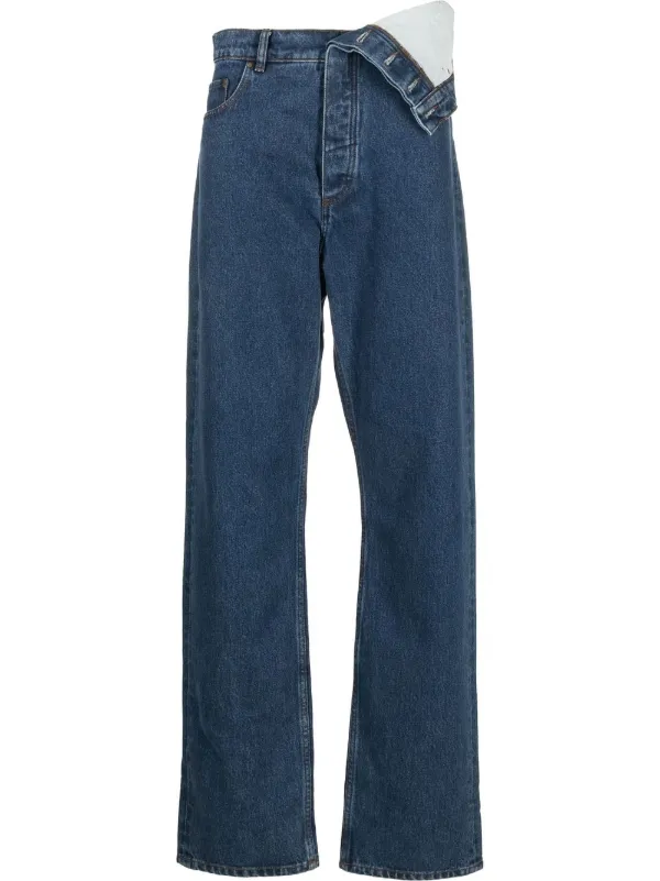 Y/Project Asymmetric Waist Jeans - Farfetch