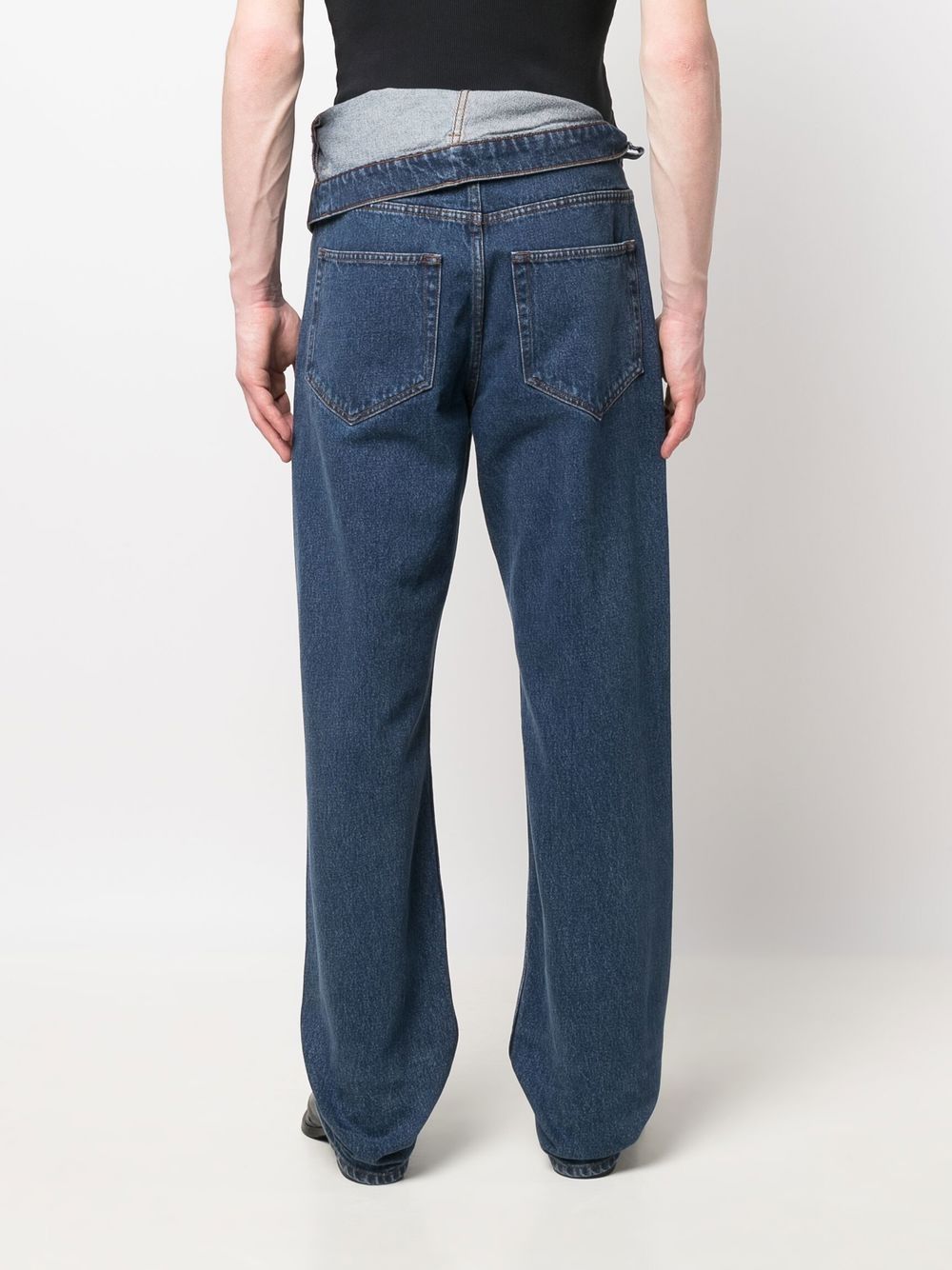 Y/Project Asymmetric Waist Jeans - Farfetch