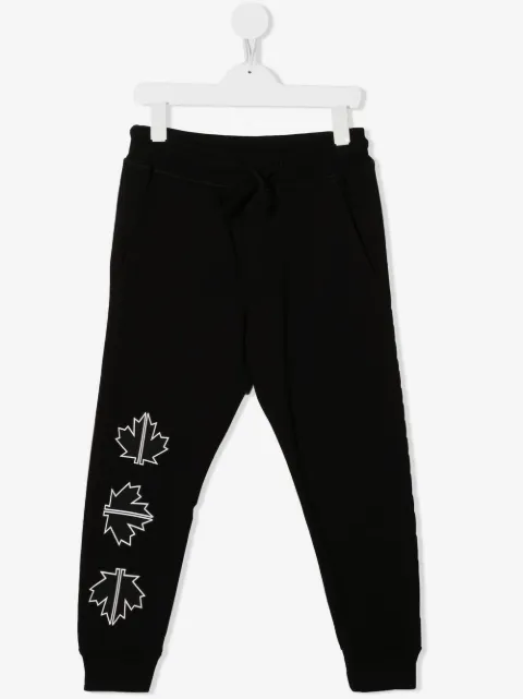 DSQUARED2 KIDS спортивные брюки с логотипом