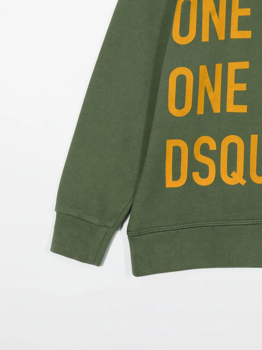  Dsquared2 Kids Sweatshirt Mit Slogan Print   Grün 