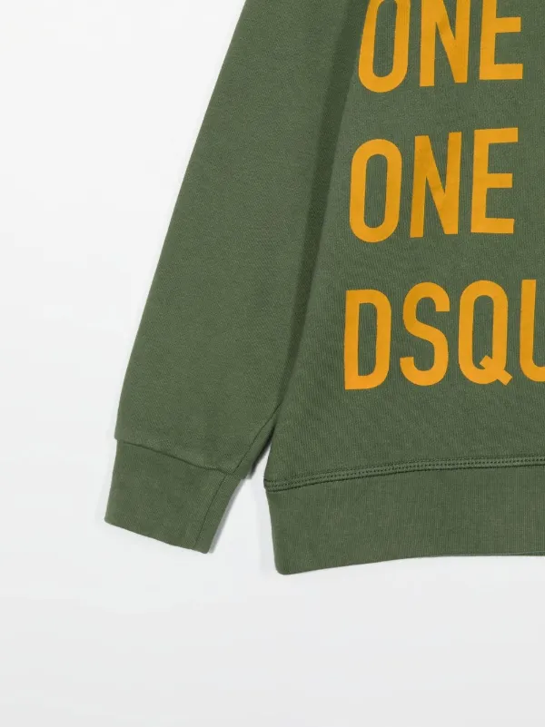 DSQUARED2 KIDS One Life One Planet Sweatshirt | Green | FARFETCH
