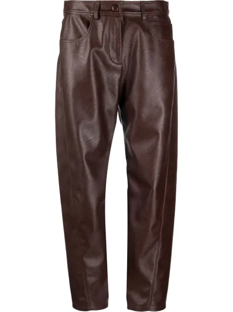 Stella McCartney pantalones rectos con bolsillos