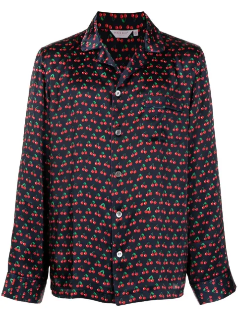 derek rose 樱桃印花睡衣套装