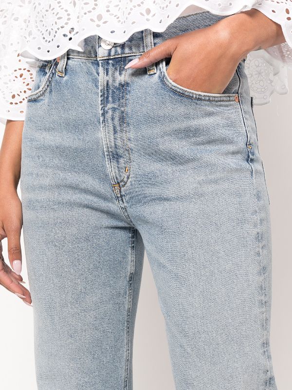 FRAME raw-cut Cropped Jeans - Farfetch