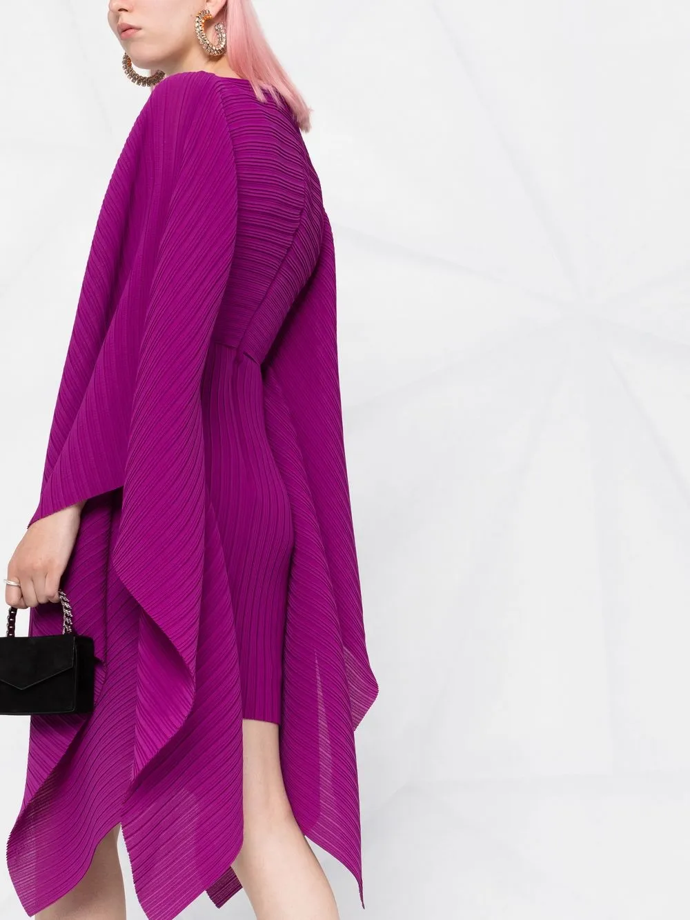 handkerchief sleeve dress