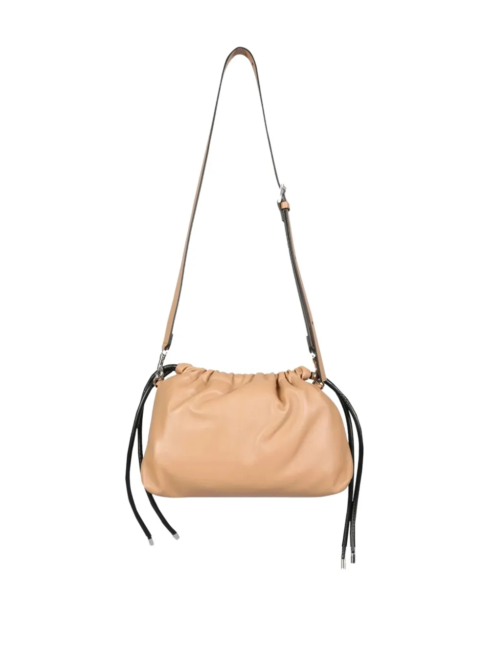 N°21 Drawstring-top Shoulder Bag In Neutral